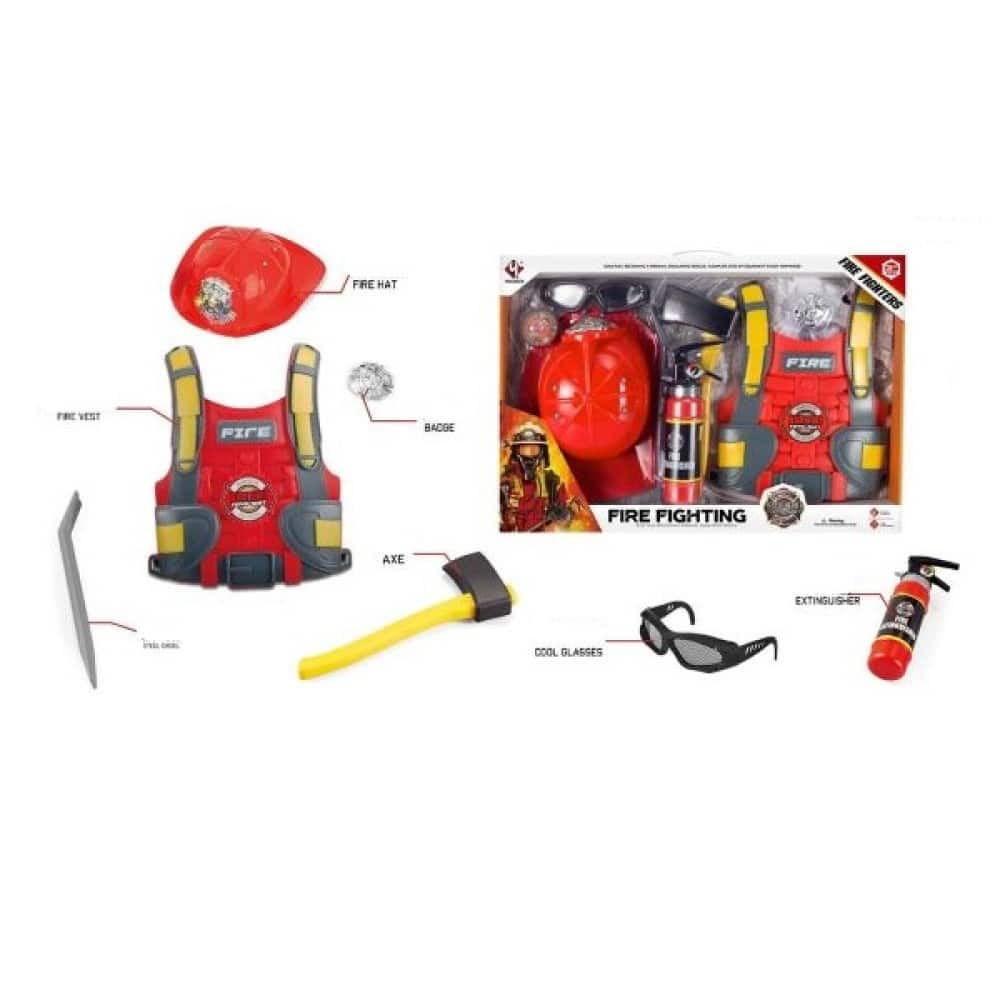 TrademarktΠαιδικό Σετ Πυροσβέστη Με Γιλέκο Και Αξεσουάρ 7Τμχ 59X40X5,5εκpapell.gr