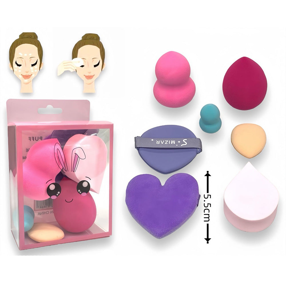 OEMΣετ Σφουγγαράκια Μακιγιάζ 7 Τμχpapell.gr