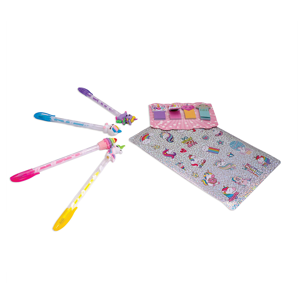 Σετ Stationery 4 Στυλό & Αξεσουάρ Σε 2 Σχέδια Για 3+ Ετών