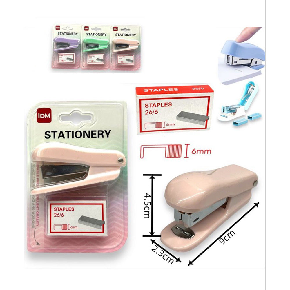 OEMΣετ Συρραπτικό Με Ανταλλακτικά 24/6 Pastel 3 Χρώματα - 1 Τμχpapell.gr