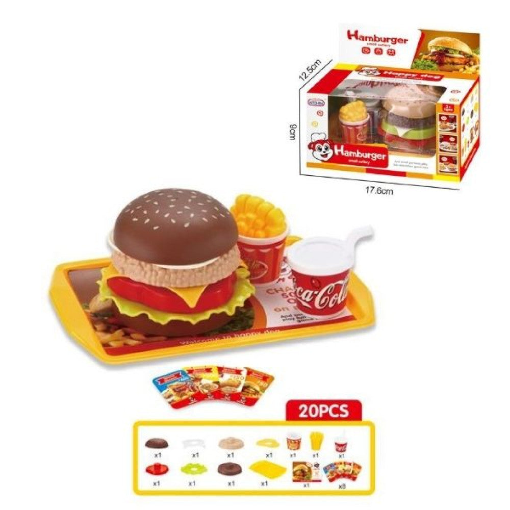 Σετ Fast Food Burger - 20 Τμχ