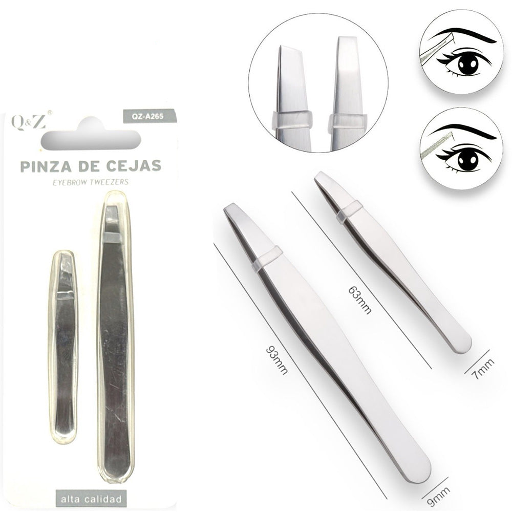 Σετ Τσιμπιδάκι Φρυδιών - Ματιών Ασημί