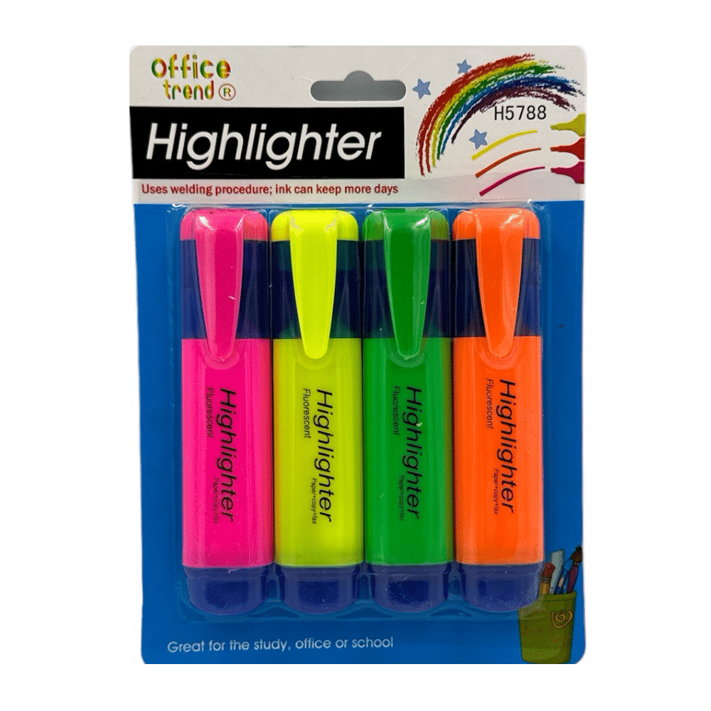 OEMΣετ Υπογραμμιστές Splendid Neon 4Τμχpapell.gr
