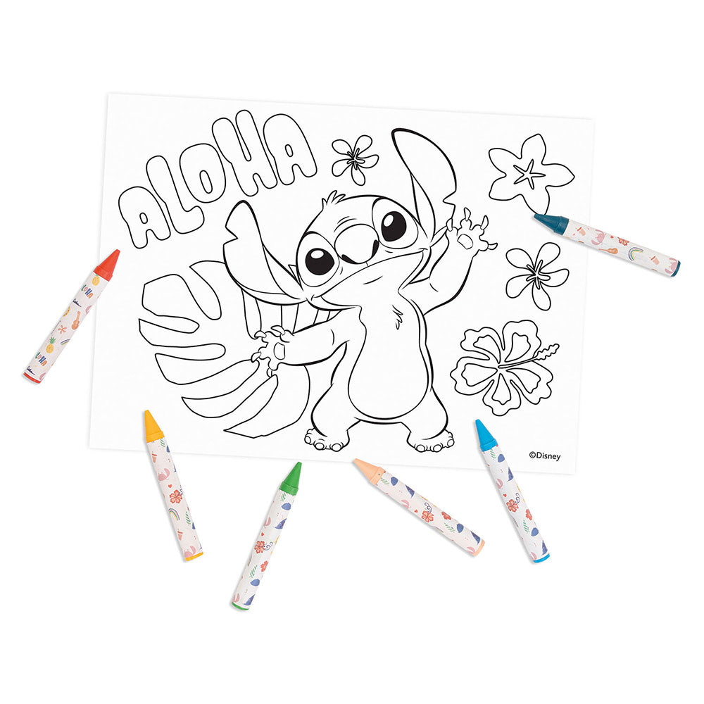 AS Σετ Ζωγραφικής Disney Stitch Σε Διάφανη Τσάντα Για 3+ Χρονών