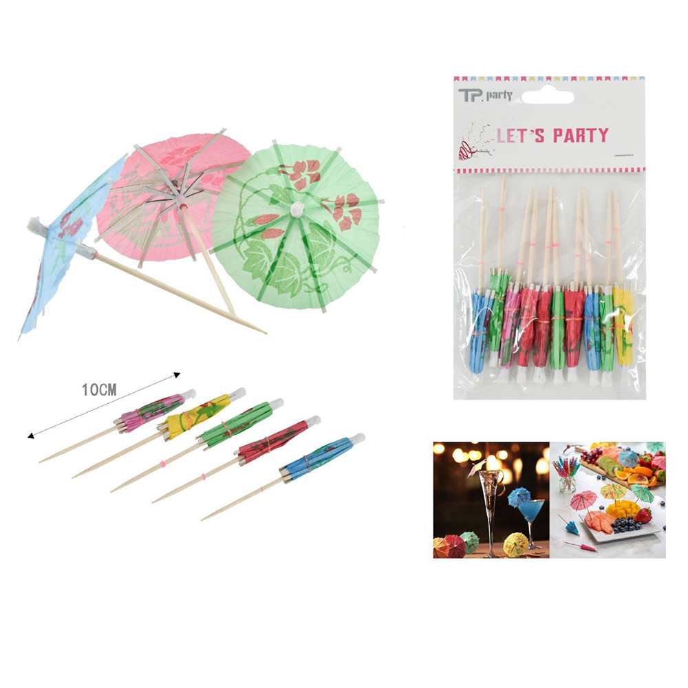 OEMΣετ Οδοντογλυφίδες Για Party Ομπρελίτσες 12,5 3κ 10 Τμχpapell.gr