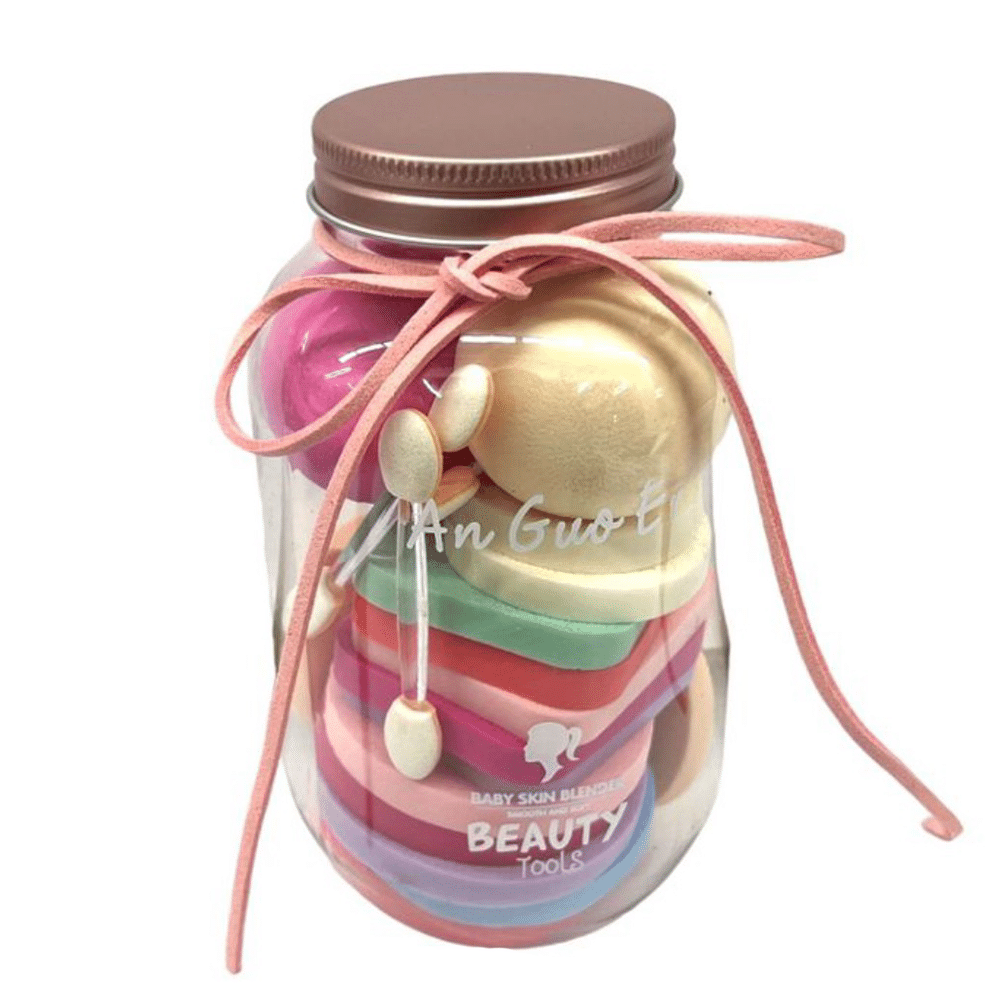 Σετ Σφουγγαρακια Μακιγιαζ Σε Βαζακι