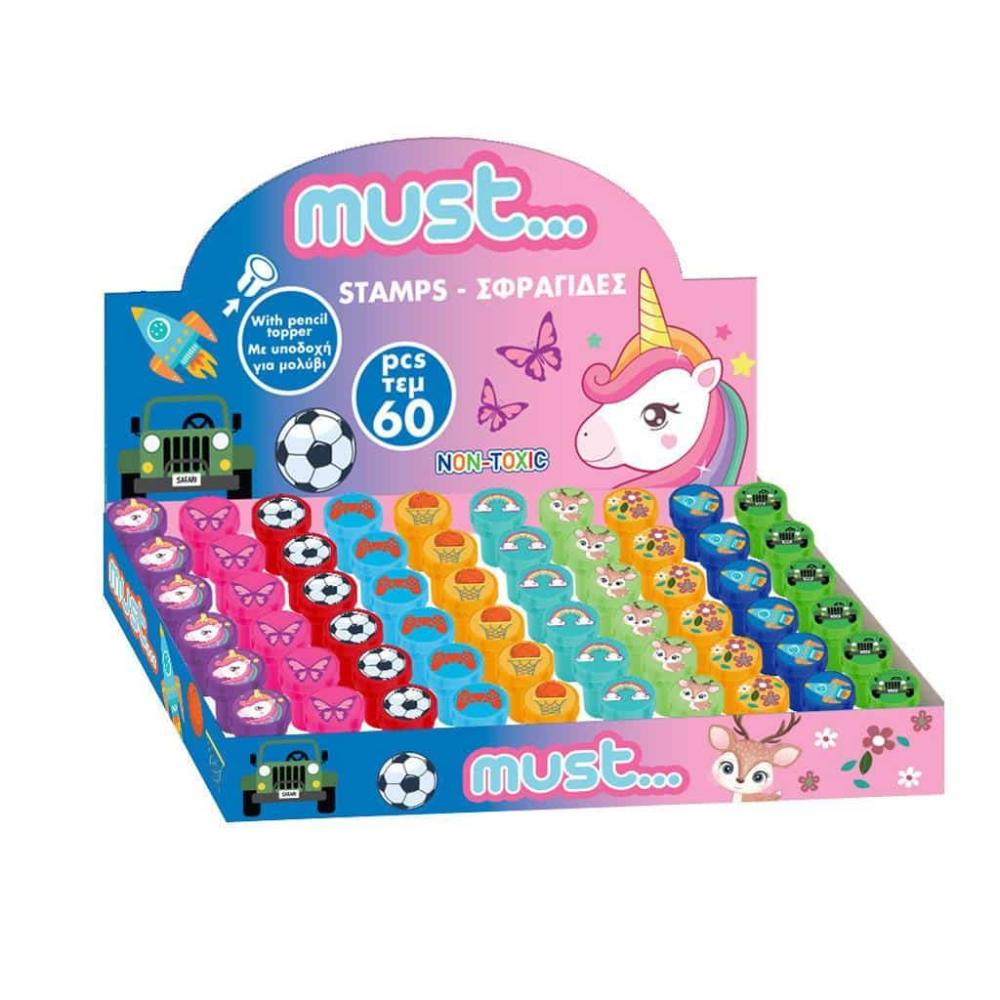 MUSTMust Σφραγίδα 10 Σχέδια 1 Τμχpapell.gr