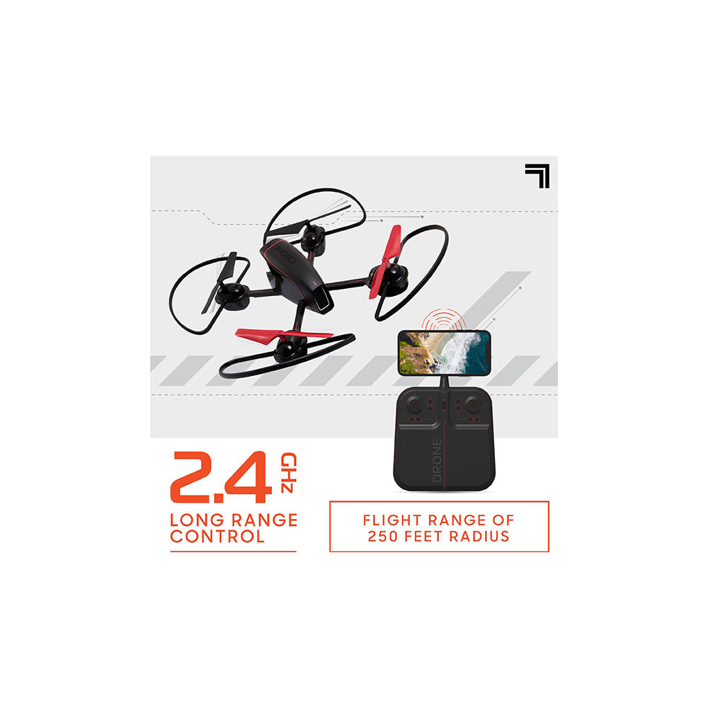 Sharper Image Mach X Video Drone 2.4G με Κάμερα Streaming & LED