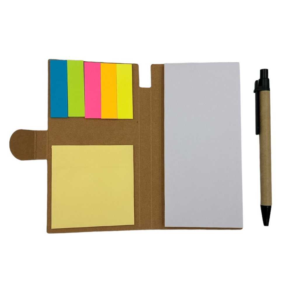 OEMΣημειωματάριο Με Στυλό Σελιδοδείκτες και Post It 15X8 Εκpapell.gr