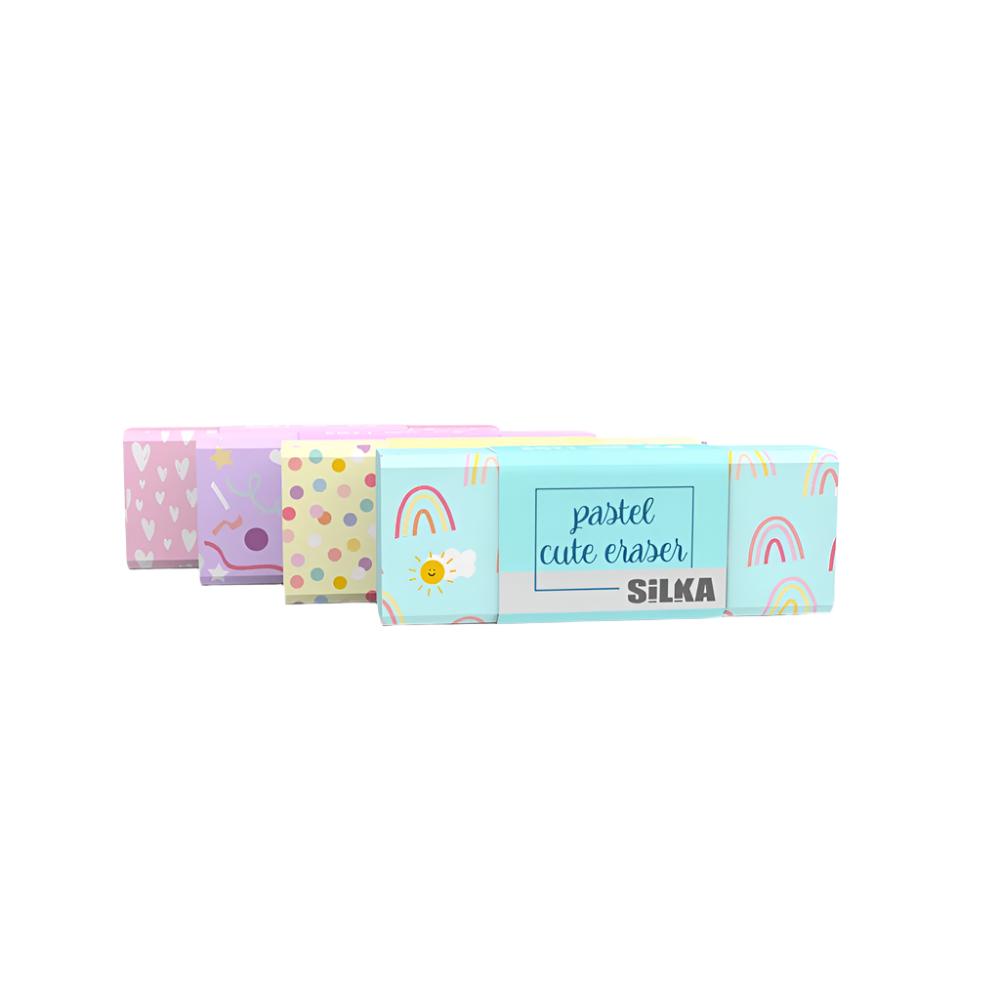 Silka Γόμα Pastel Cute 4 Σχέδια - 1 Τμχ