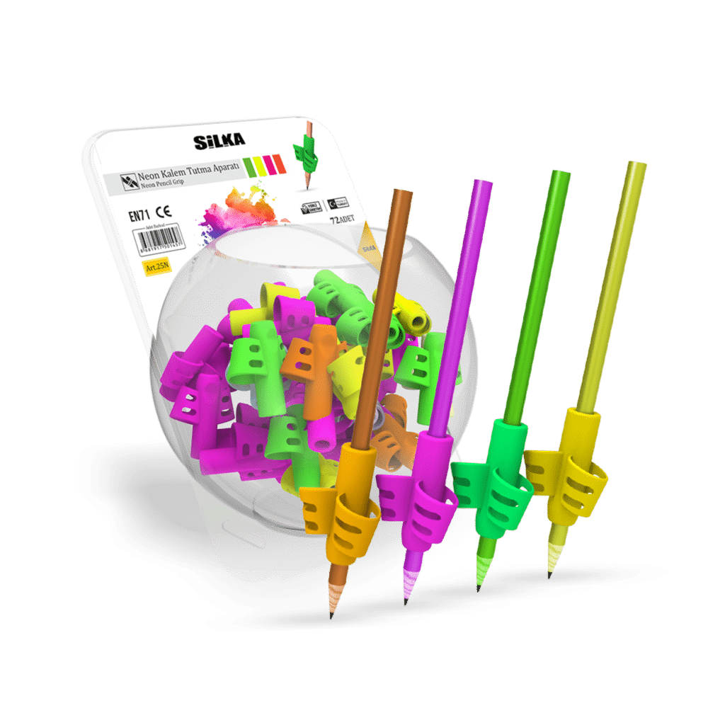SILKAΛαστιχένια Λαβή Για Μολύβι Silka Neonpapell.gr