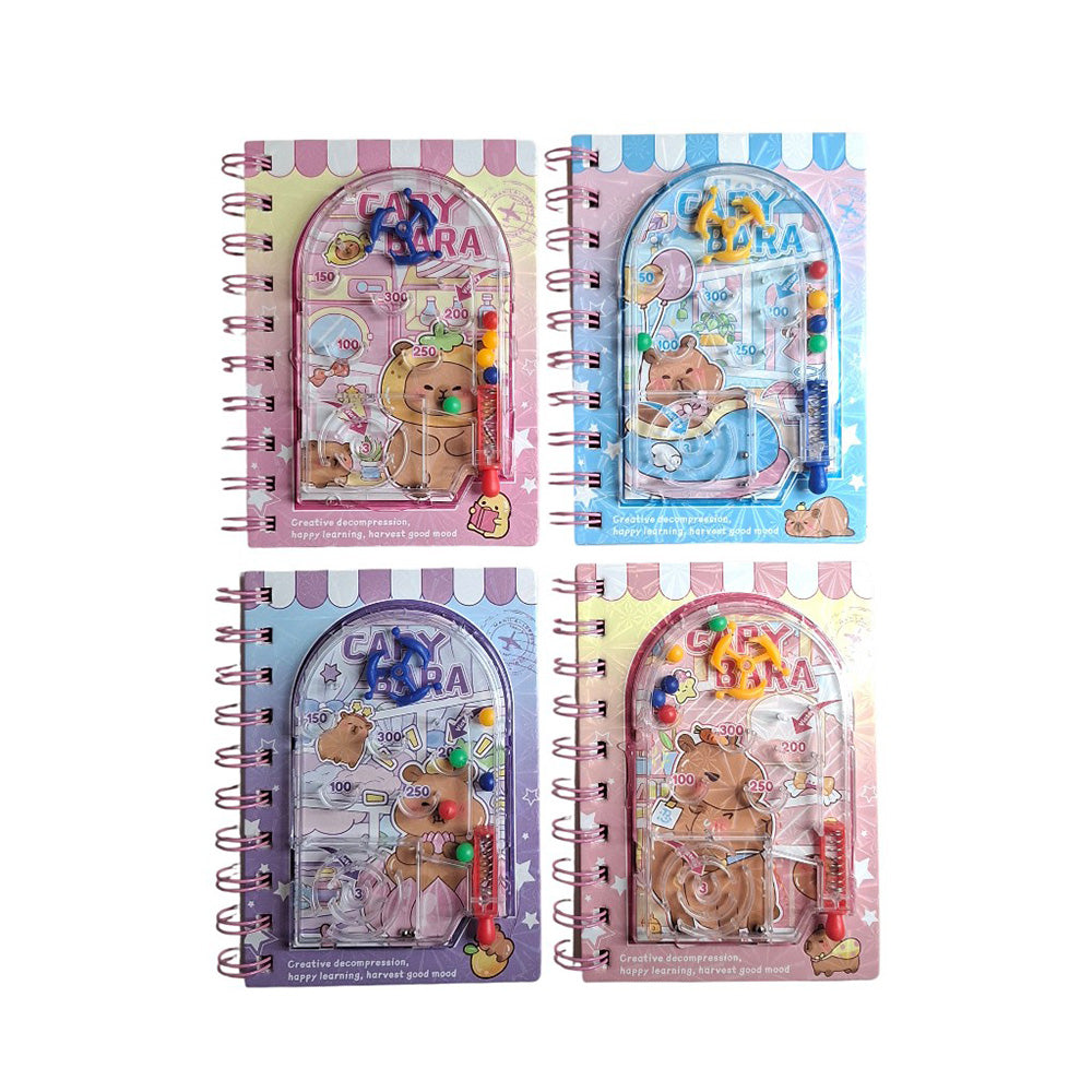 Σημειωματάριο 9,3x13 εκ Capybara με Παιχνίδι σε 4 Σχέδια - 1 Τμχ