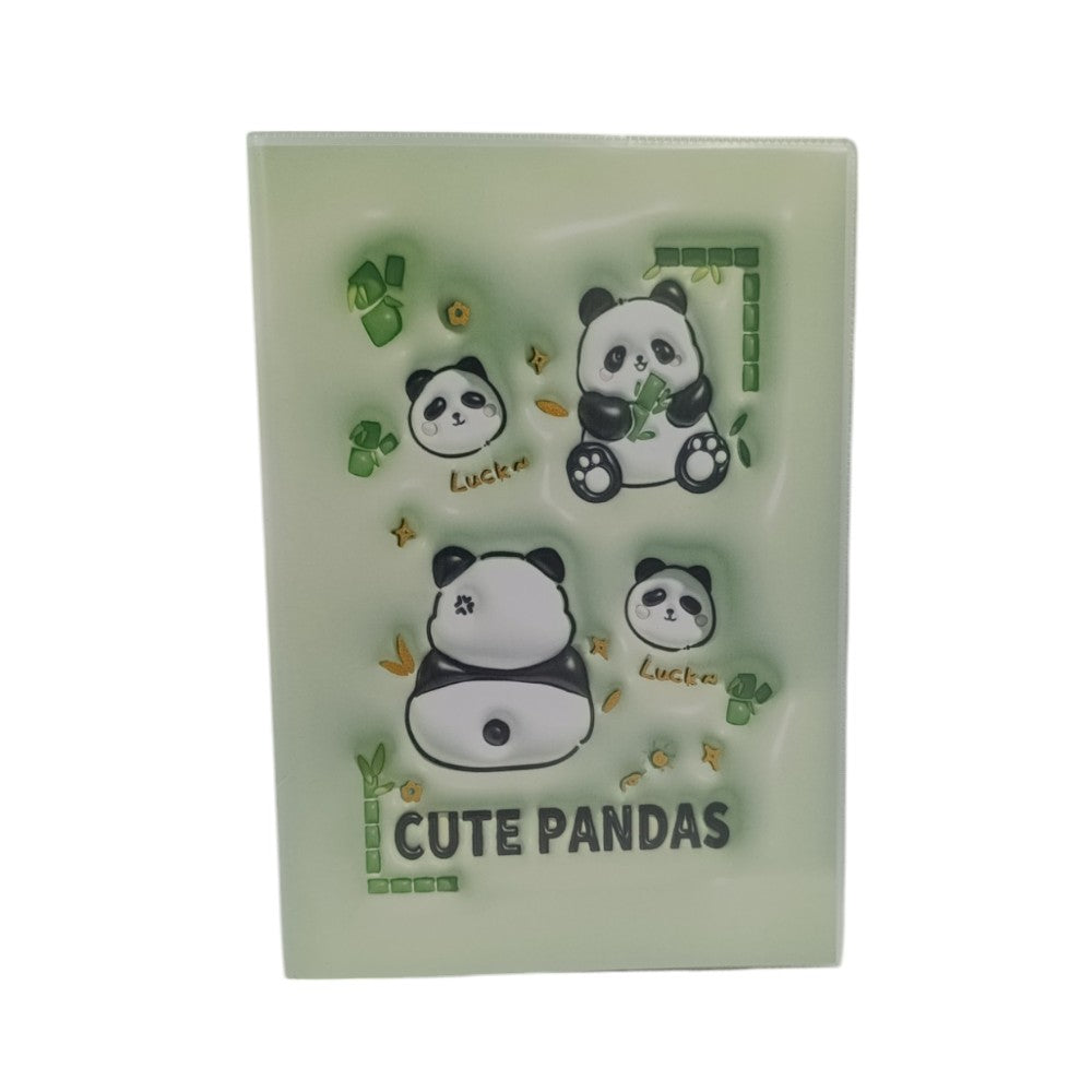 OEMΣημειωματάριο Cute Pandas 20.8X14.5εκ 4 Σχέδιαpapell.gr