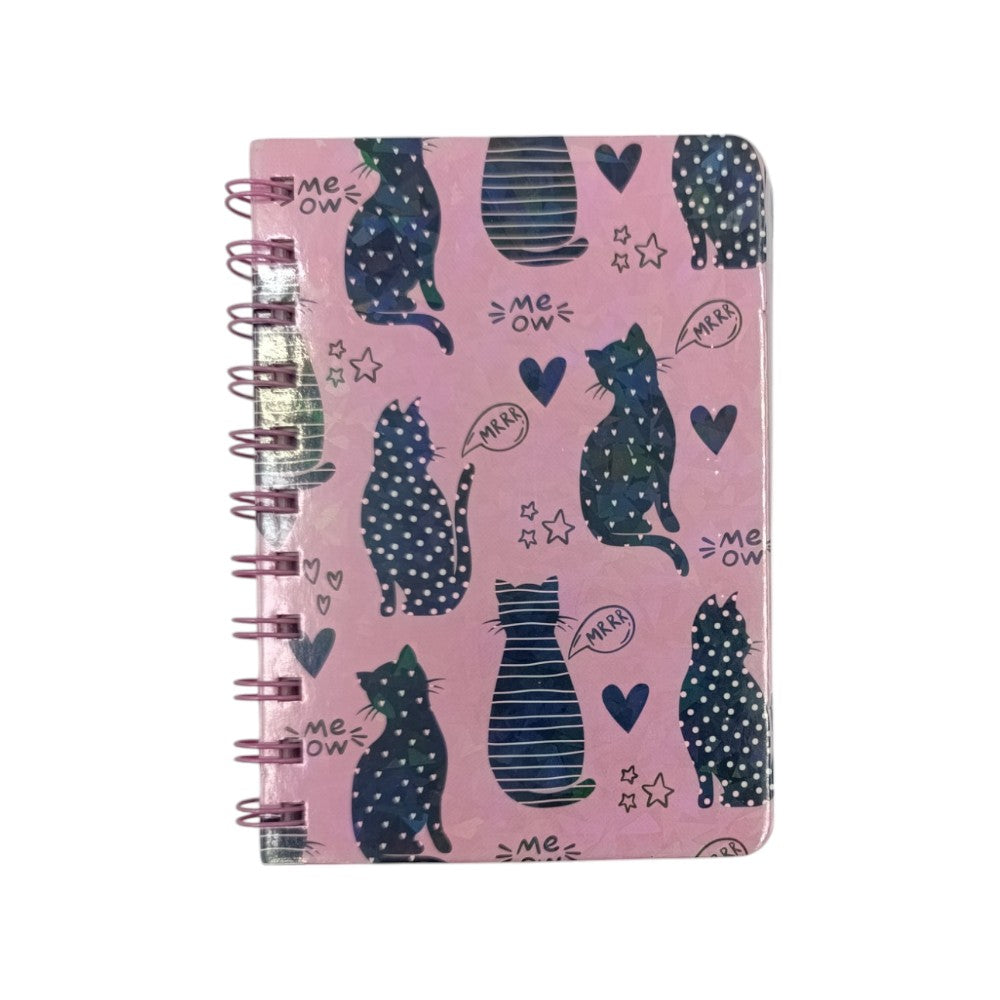 OEMΣημειωματάριο Γάτες Σπιράλ 15Χ11εκ 2 Σχέδιαpapell.gr