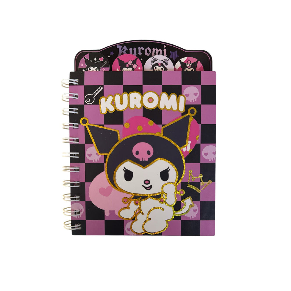 OEMΣημειωματάριο Kuromi 18χ14 εκ 4 Σχέδια - 1 Τμχpapell.gr