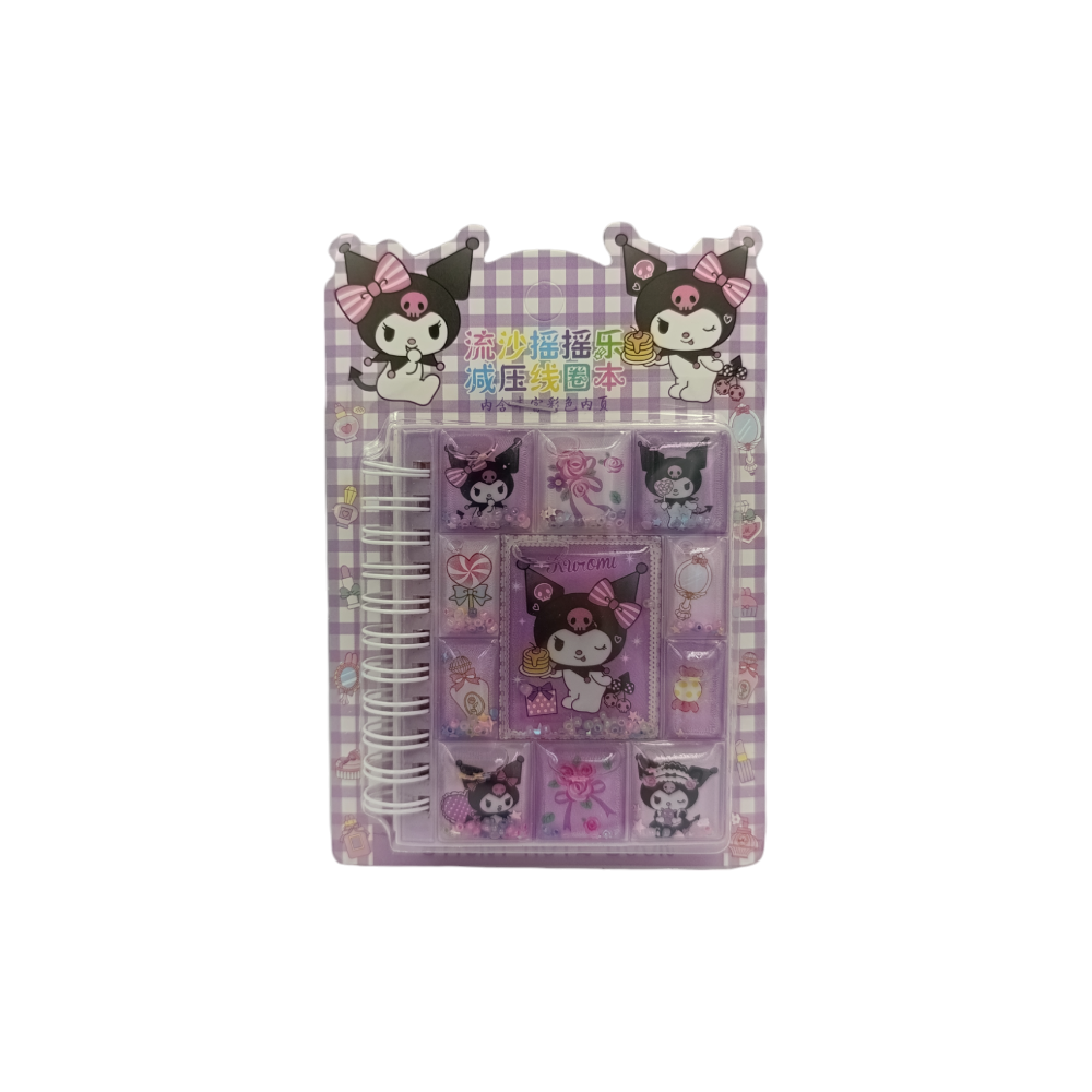 OEMΣημειωματάριο Μικρό Σπιράλ Με Νερό Kuromi- My Melody-Cinnamoroll 11X9εκ 12 Σχέδια - 1 Τμχpapell.gr