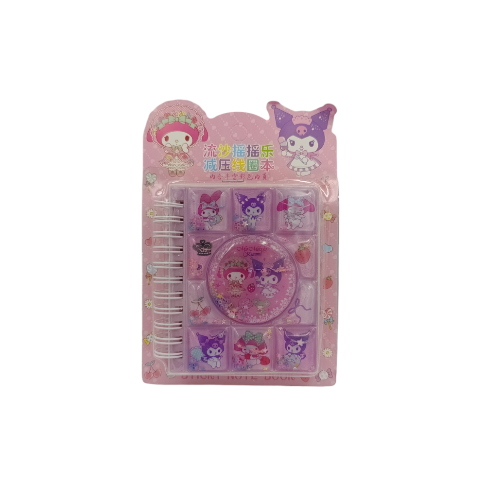 OEMΣημειωματάριο Μικρό Σπιράλ Με Νερό Kuromi- My Melody-Cinnamoroll 11X9εκ 12 Σχέδια - 1 Τμχpapell.gr