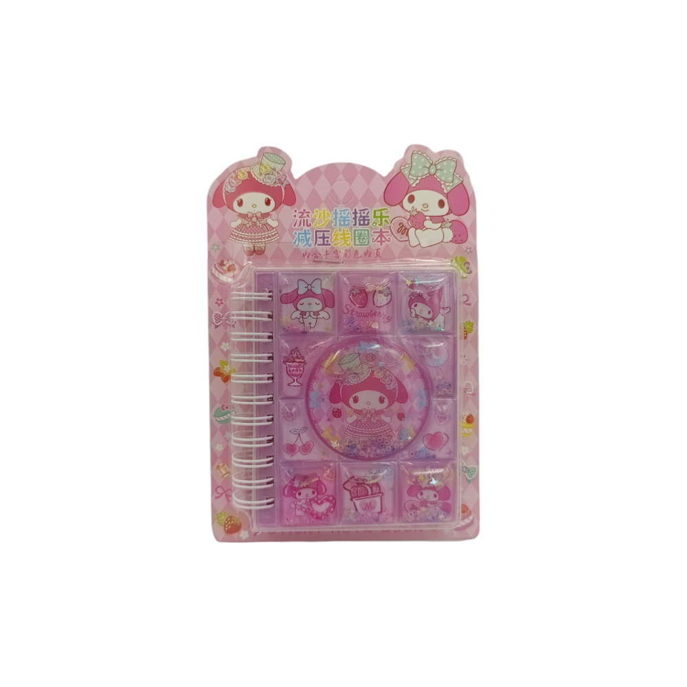 OEMΣημειωματάριο Μικρό Σπιράλ Με Νερό Kuromi- My Melody-Cinnamoroll 11X9εκ 12 Σχέδια - 1 Τμχpapell.gr