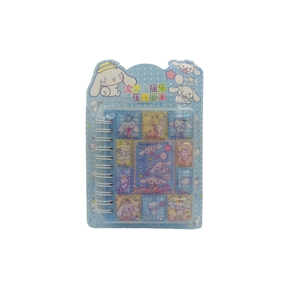 OEMΣημειωματάριο Μικρό Σπιράλ Με Νερό Kuromi- My Melody-Cinnamoroll 11X9εκ 12 Σχέδια - 1 Τμχpapell.gr