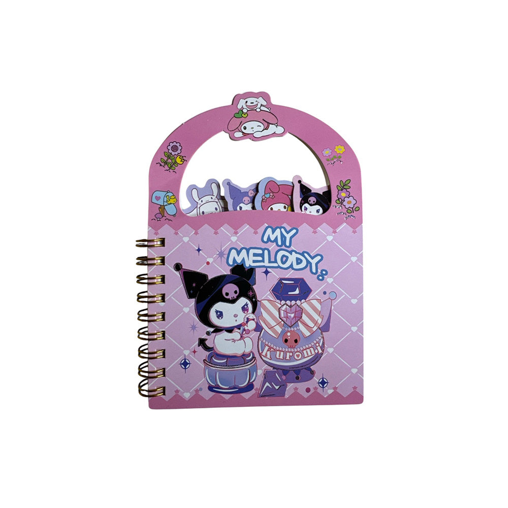 Σημειωματάριο Kuromi & My Melody 15x10 εκ 4 Σχέδια - 1 Τμχ