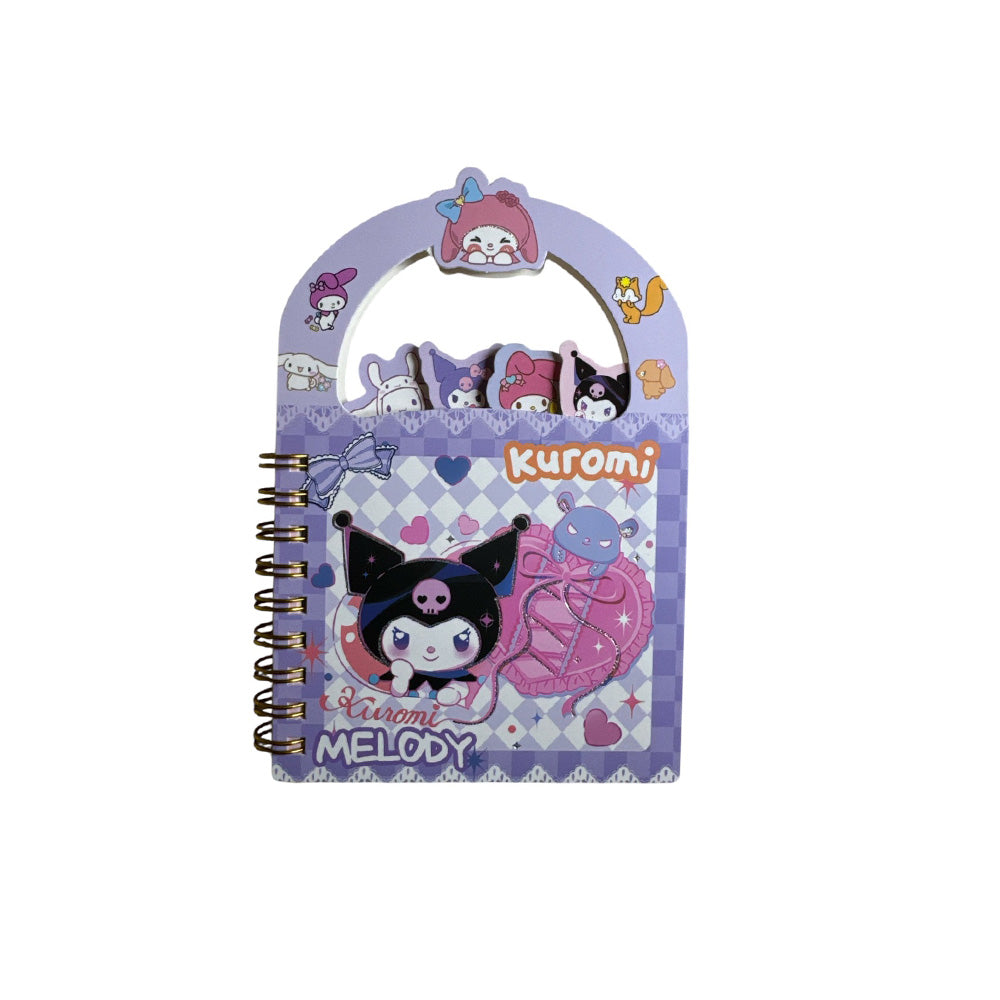 Σημειωματάριο Kuromi & My Melody 15x10 εκ 4 Σχέδια - 1 Τμχ