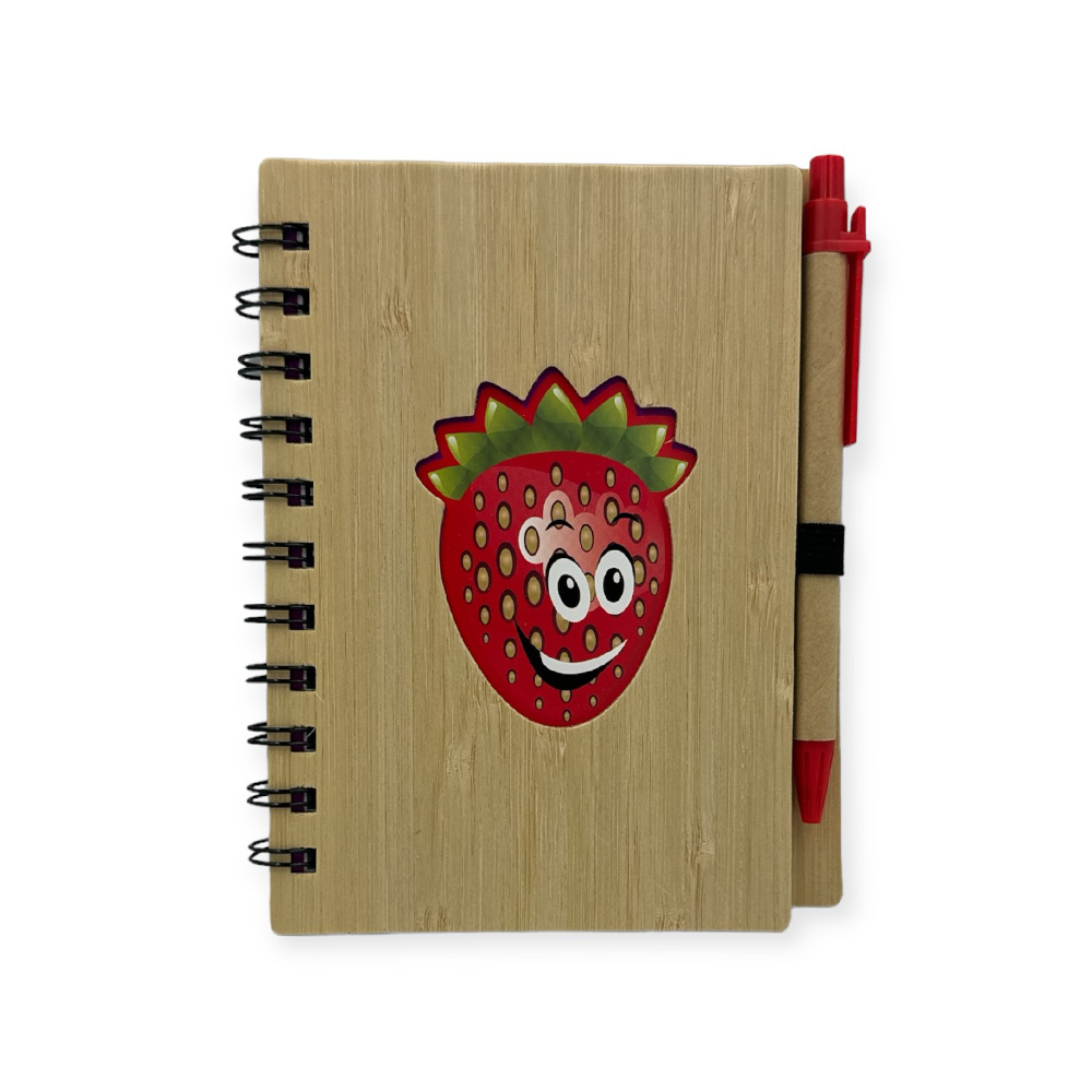 OEMΣημειωματάριο Με Στυλό (Φρούτα κ Λαχανικά) 16χ13 εκατοστά 3 Σχέδια - 1 Τμχpapell.gr