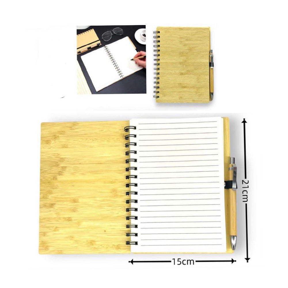 OEMΣημειωματάριο Ξύλινο Με Στυλό 15χ21 Εκ 70 Σελίδεςpapell.gr