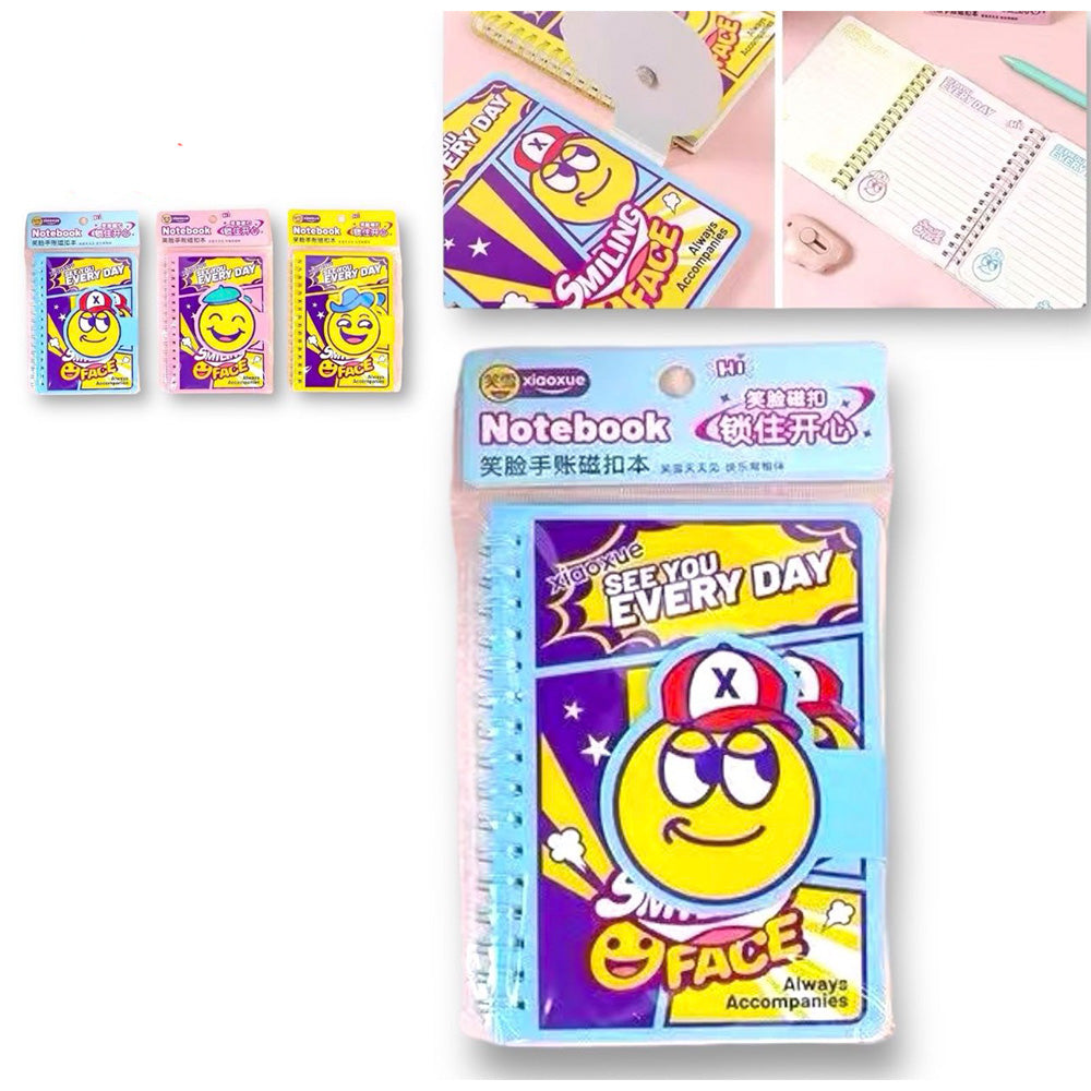 Σημειωματάριο Smile 15×11 εκ – 65 Σελίδες, 3 Σχέδια (1 Τμχ)