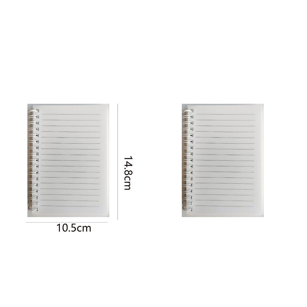 Σημειωματάριο Σπιράλ Α6 Με Διαφανές Σκληρό Εξώφυλλο