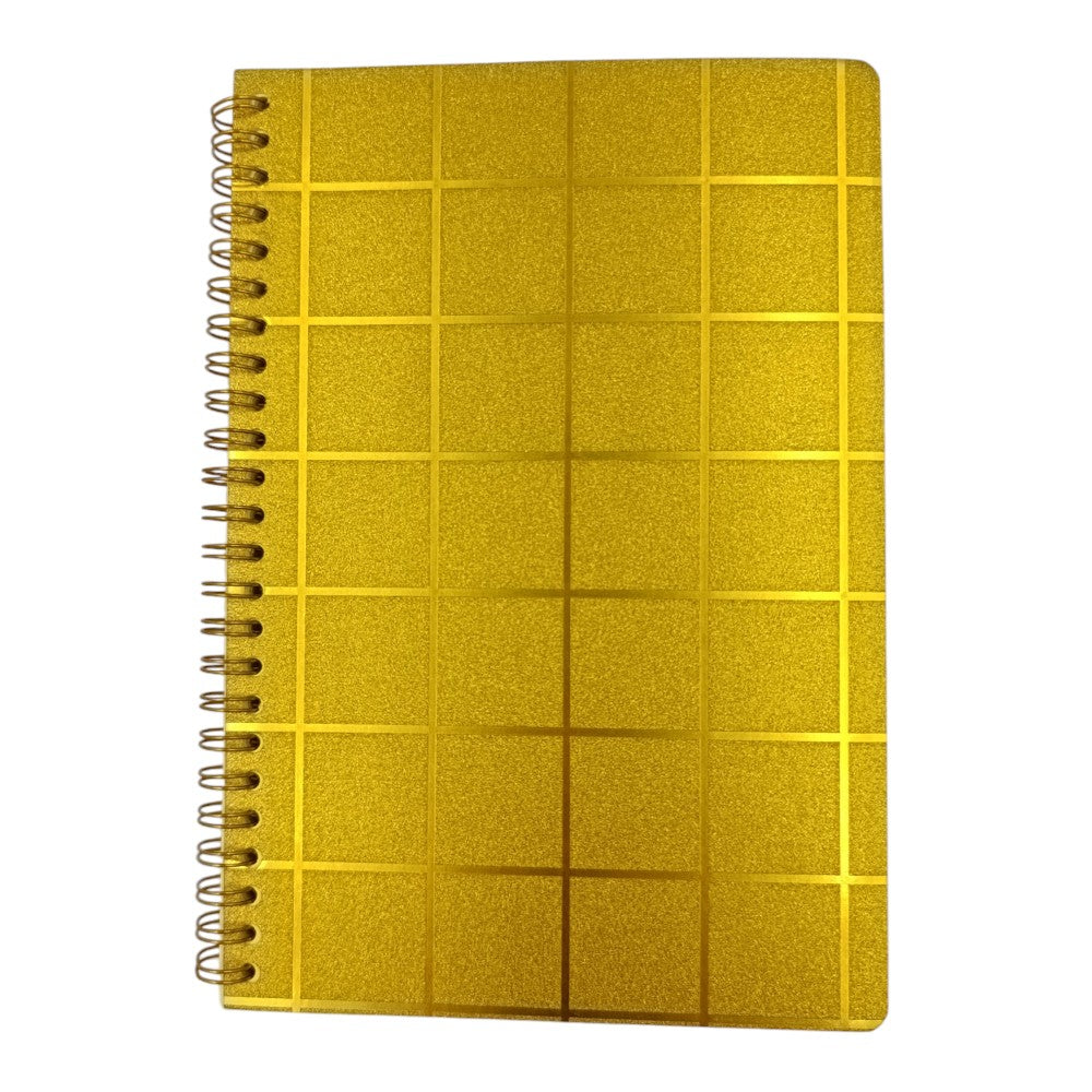 OEMΣημειωματάριο Σπιράλ Glitter Μοτίβο Τετράγωνα 21.5Χ15εκ 3 Χρώματαpapell.gr