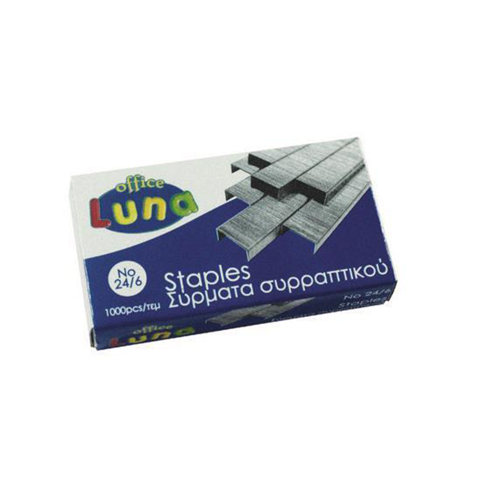 LUNAΣύρματα Συρραπτικού No10 1000 Τεμάχια Luna Officepapell.gr