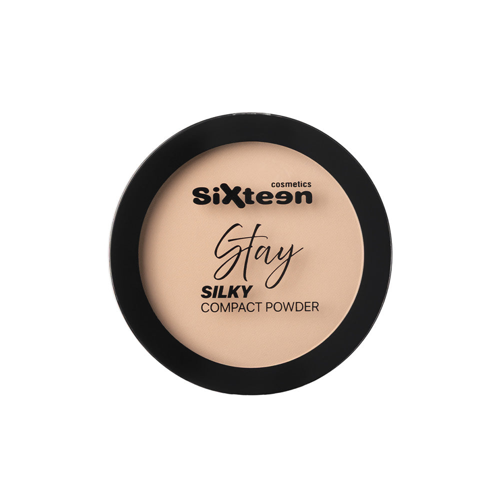 SixteenSixteen Stay Silky Compact Powder # 100 Milky Sweetpapell.gr