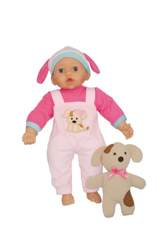 Bambolina 41Cm Με Το Σκυλακι Της