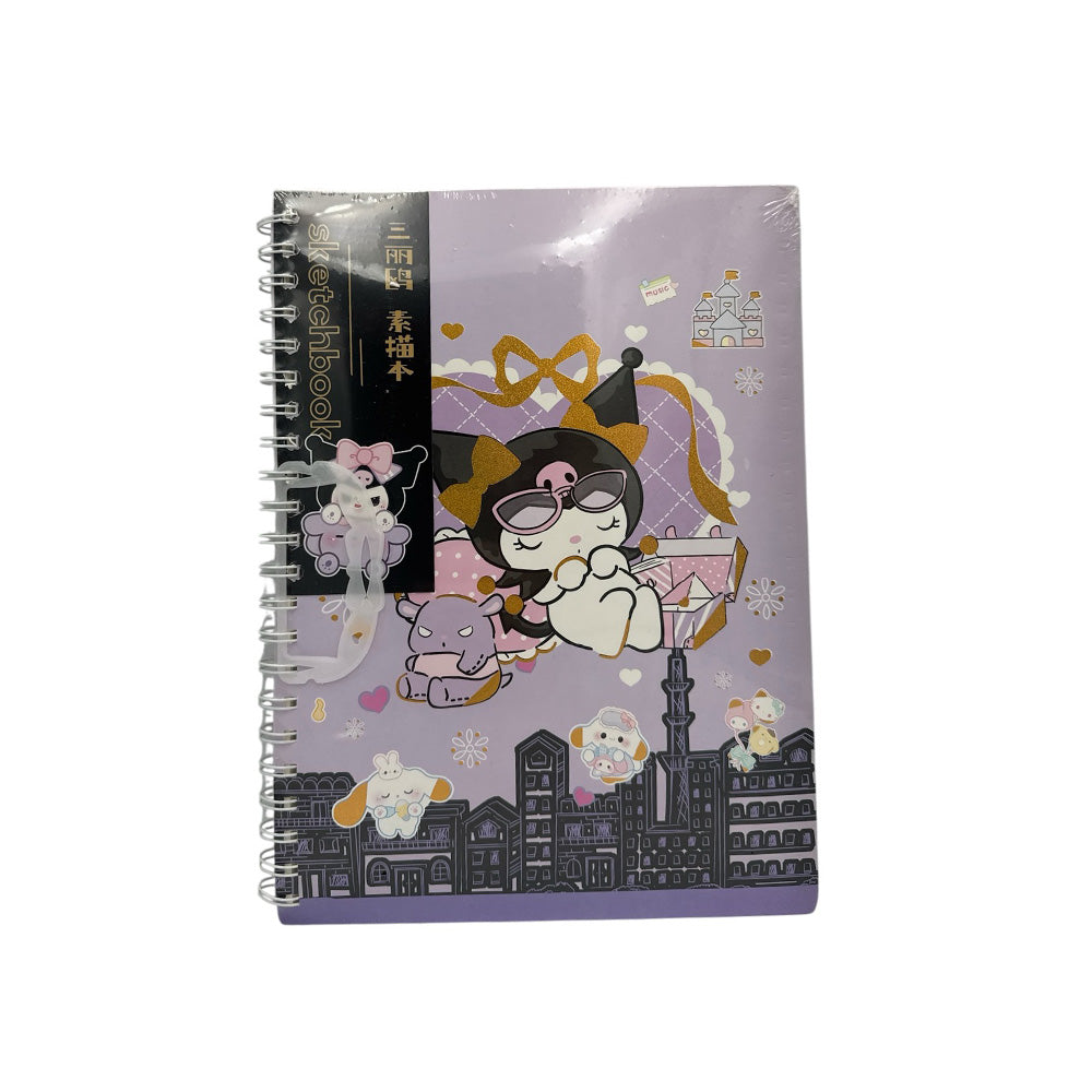 Sketchbook Α4 Kuromi 4 Σχέδια - 1 Τμχ