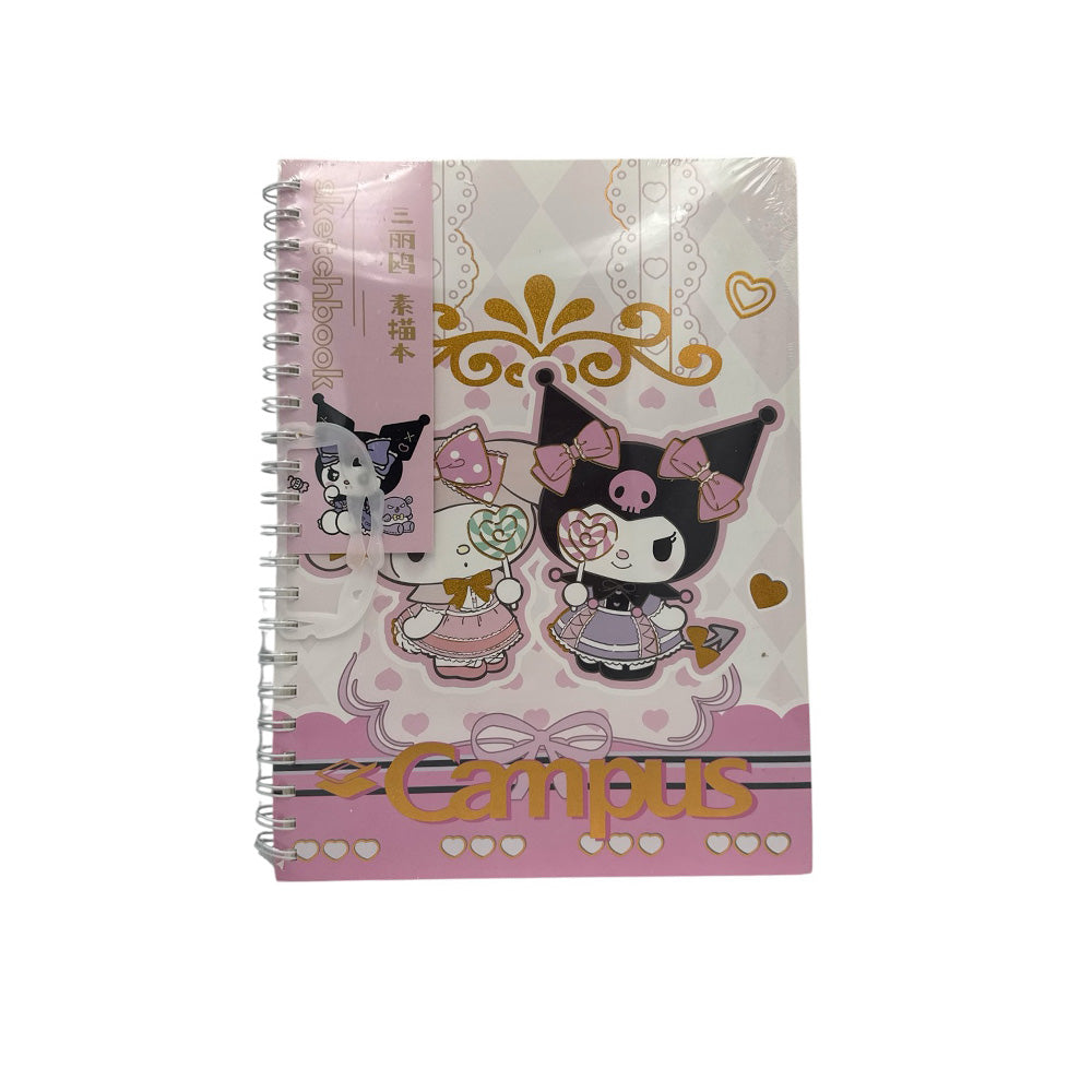 Sketchbook Α4 Kuromi 4 Σχέδια - 1 Τμχ