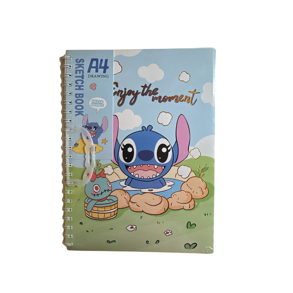 Sketchbook Α4 Stitch 4 Σχέδια - 1 Τμχ