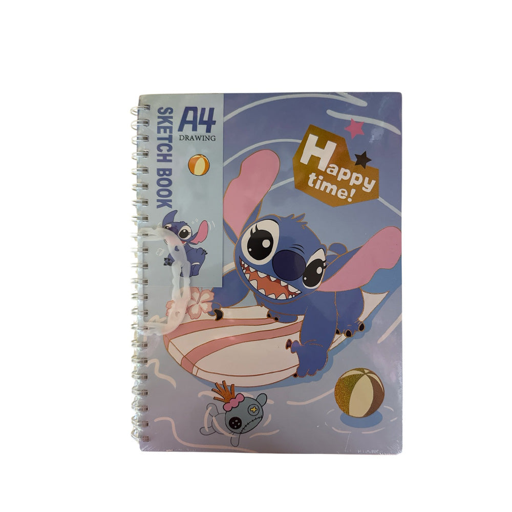 Sketchbook Α4 Stitch 4 Σχέδια - 1 Τμχ