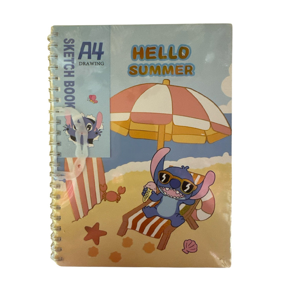 Sketchbook Α4 Stitch 4 Σχέδια - 1 Τμχ