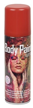 Body Paint Spray Κοκκινο