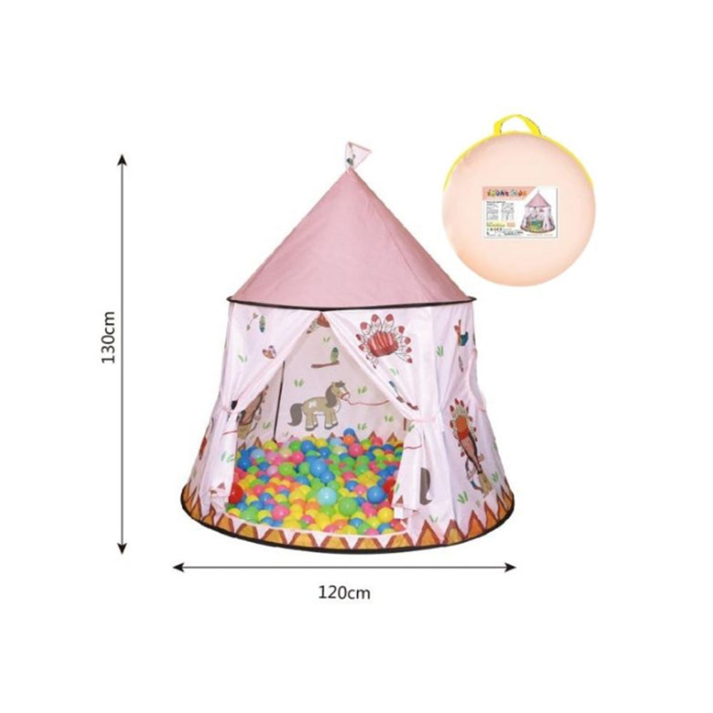 Παιδική Σκηνή Εσωτερικού-Εξωτερικού Ινδιάνικη Ροζ 120x130εκ