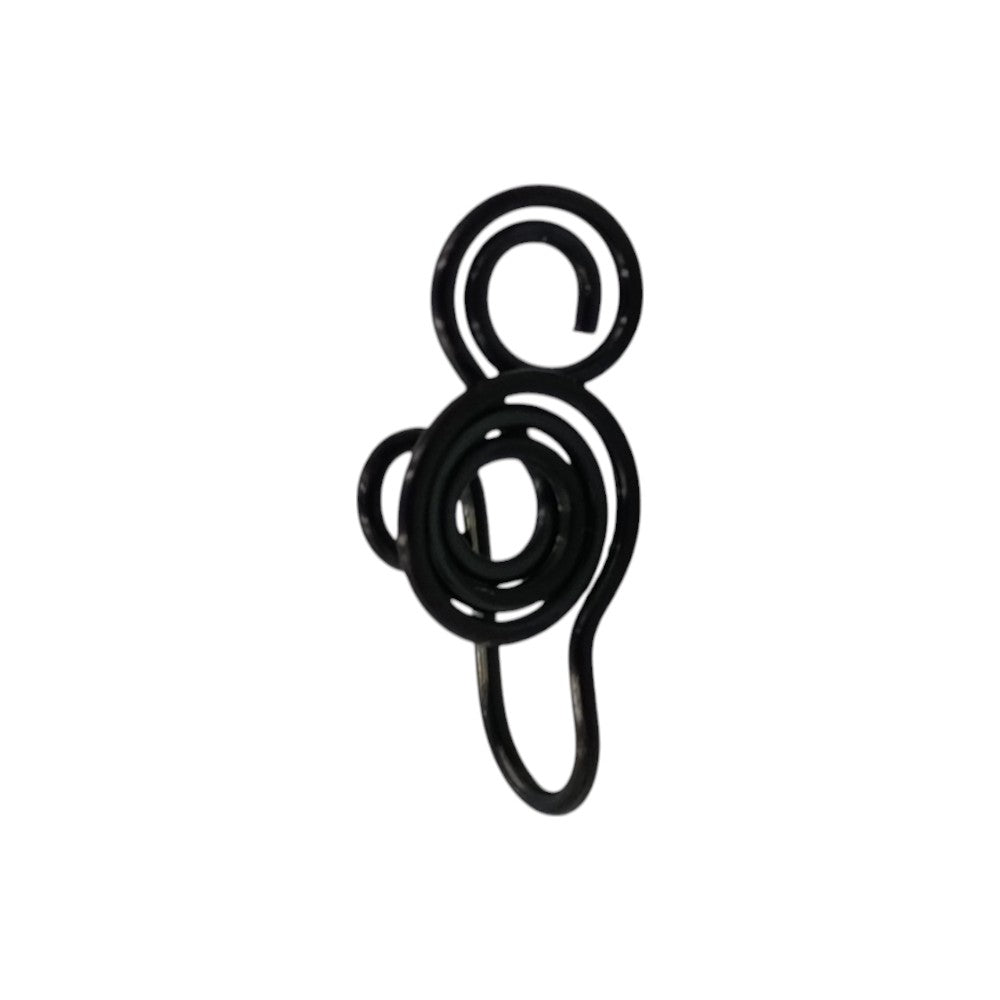OEMΣκουλαρίκι Stainless Steel Ατρύπητο Κύκλοι Μαύροpapell.gr