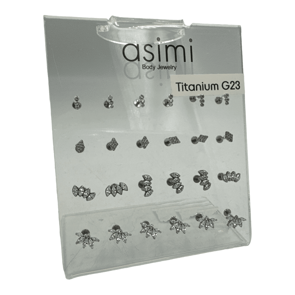 Σκουλαρικι Tragus Mix Design Titanium G23