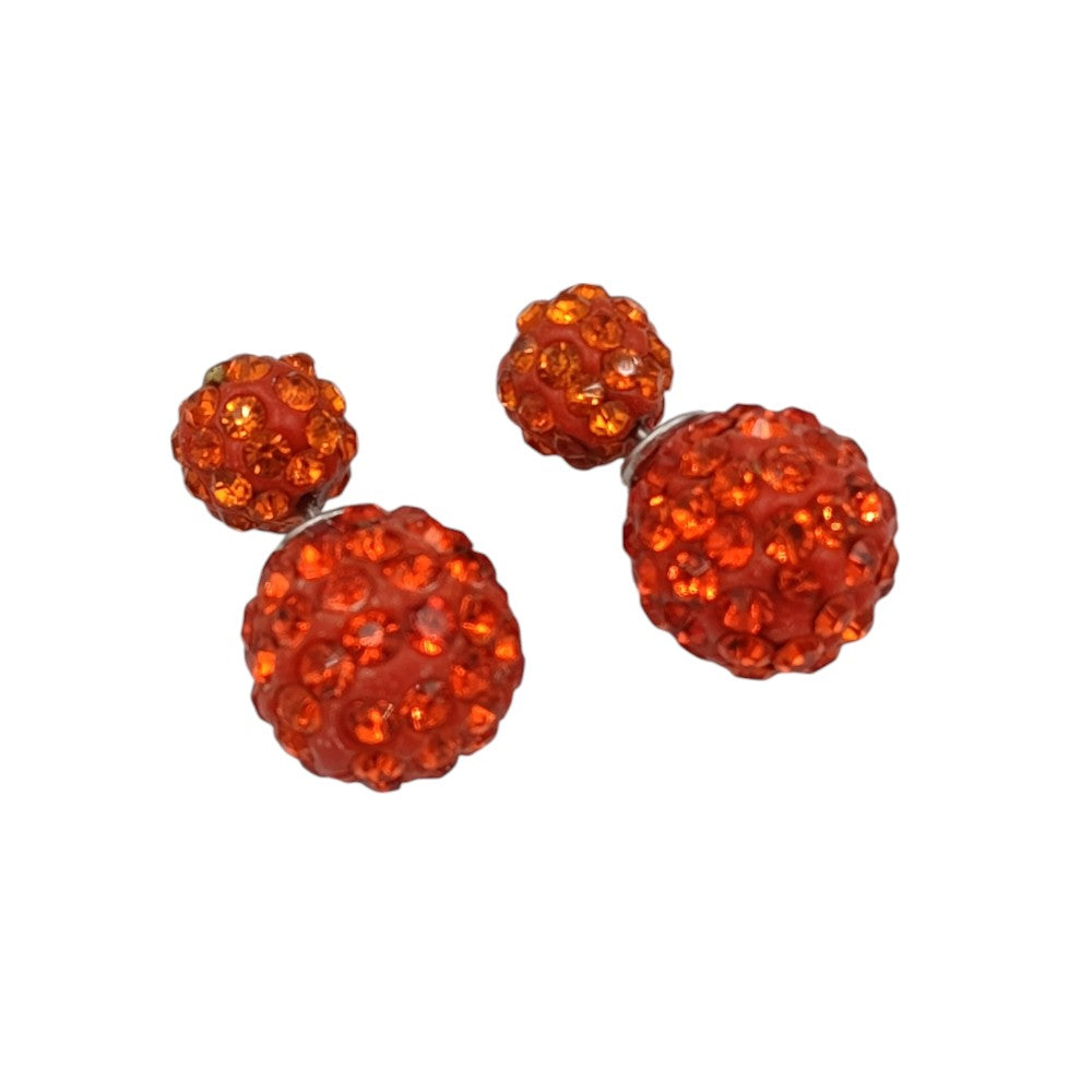 OEMΣκουλαρίκια Καρφωτά Διακοσμημένα Με Ζιργκόν 1 Ζευγάρι 2 Χρώματαpapell.gr