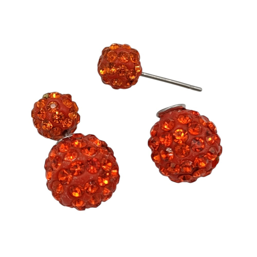 OEMΣκουλαρίκια Καρφωτά Διακοσμημένα Με Ζιργκόν 1 Ζευγάρι 2 Χρώματαpapell.gr