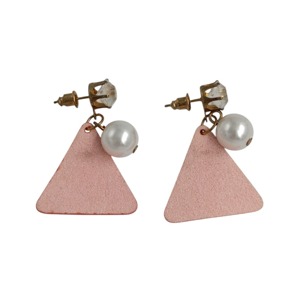 OEMΣκουλαρίκια Κρεμαστά Με Πέρλα & Πετράδι 5 Χρώματα 3 Εκpapell.gr