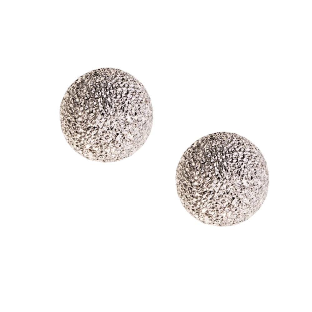 OEMΣκουλαρίκια Μπίλιες Σαγρέ Φ1εκ Ασημί- Χρυσόpapell.gr