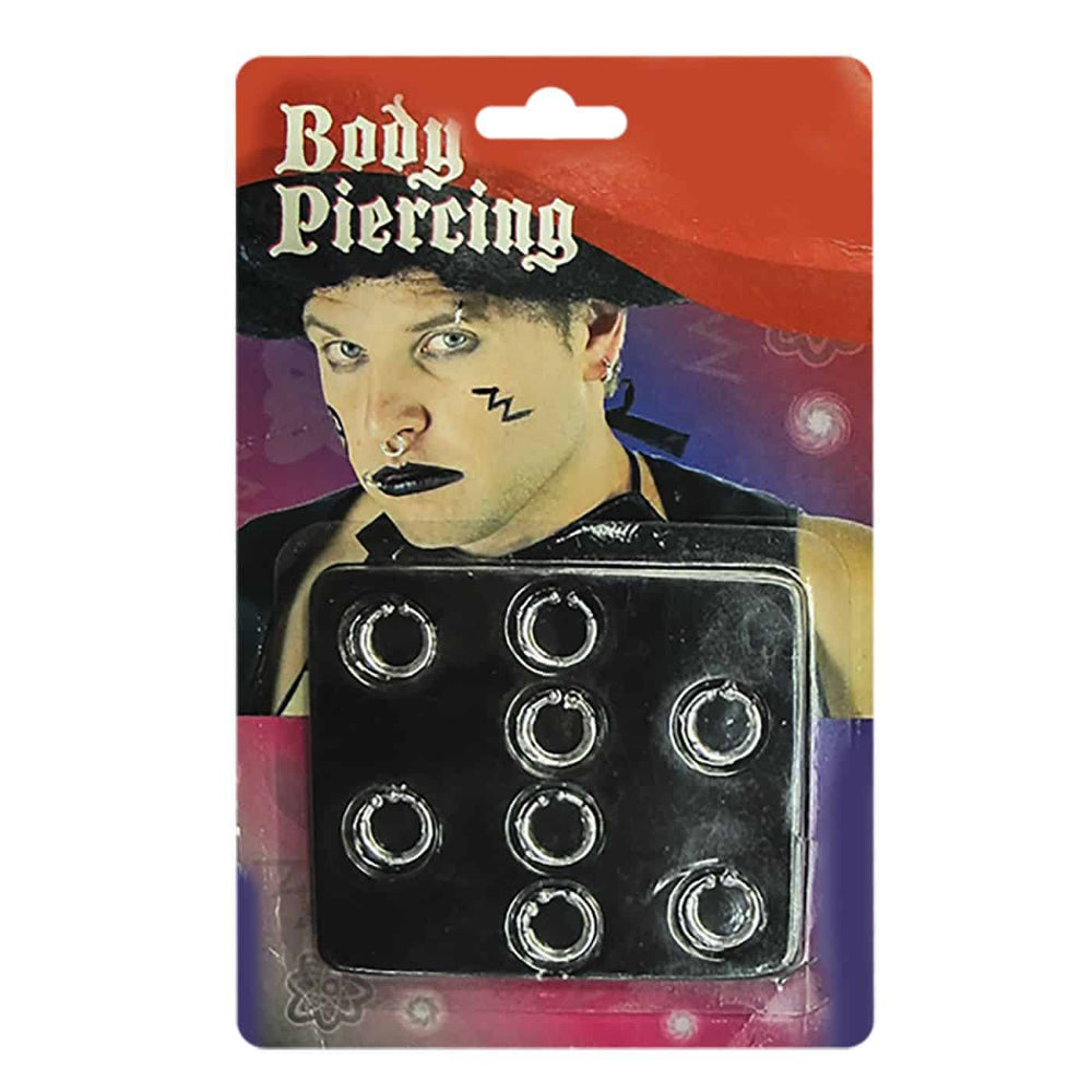 Σκουλαρικια Πανκ Σετ 8Τεμ