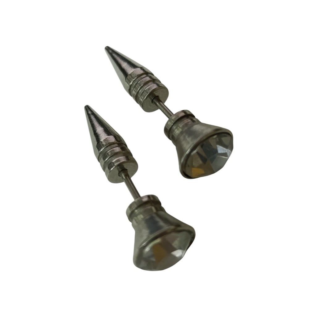 OEMΣκουλαρίκια Στρασάκια Βιδωτά Με Μύτη Στο Πίσω Μέροςpapell.gr