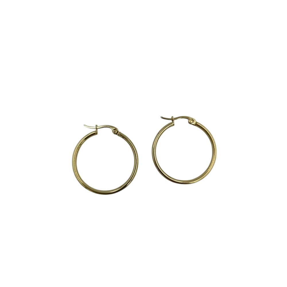 OEMΣκουλαρίκια Κρίκοι Ατσάλινοι Χρυσό 3 Εκ.papell.gr