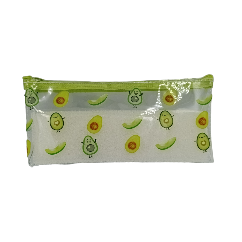 Κασετίνα Διάφανη Avocado 20x10εκ 2 Σχέδια